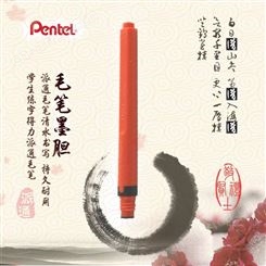 日本派通pentel FP-BD 朱墨胆 毛笔墨胆 适用派通XFP9L朱色毛笔