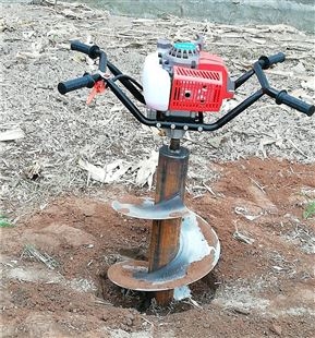 迷你钻坑机果园挖掘打坑 果园农用小型种植打洞机