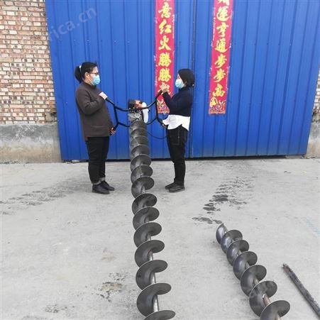 迷你钻坑机果园挖掘打坑 果园农用小型种植打洞机