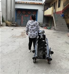 汽油植树打窝机 单人手提轻便旋挖树坑设备