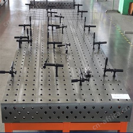 耀凯定制铸铁多功能焊接平台 三维平板 焊接工作台加厚材质