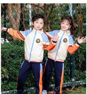 幼儿园园服小学生校服春秋款套装2022年运动班服三件套男女童校服