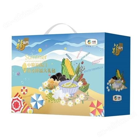 中粮 福临门防暑降温大礼包 B型 2720g 员工福利礼品 夏季解暑杂粮套装