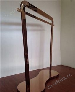 酒店不锈钢展示架 玫瑰金不锈钢中岛架