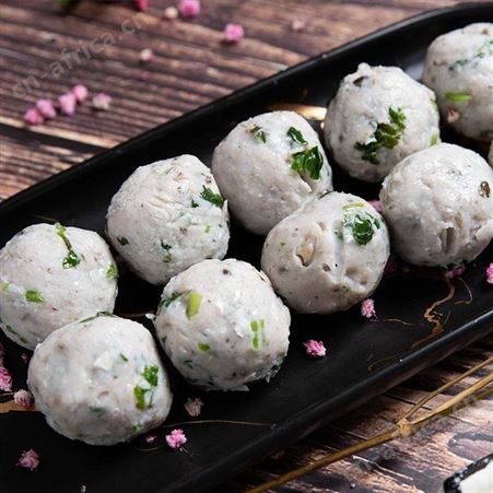潮汕手打鲮鱼丸 冻品批发鲮鱼丸食材 千年记鲮鱼丸价钱