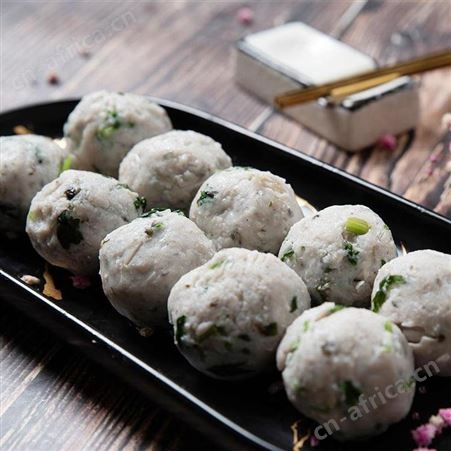 潮汕手打鲮鱼丸 冻品批发鲮鱼丸食材 千年记鲮鱼丸价钱