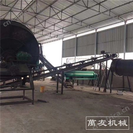 鸡粪有机肥生产线  制造有机肥设备 有机肥生产线设备厂家实拍
