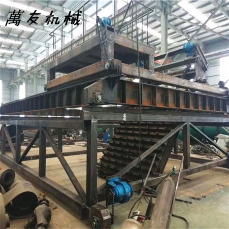 萬友鸡粪槽式翻堆机5米宽4道槽多槽翻堆一台设备