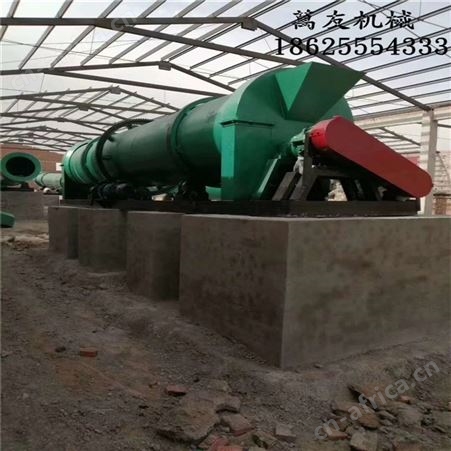 萬友鸡粪有机肥生产线设备小型粉剂加工机器型号齐全