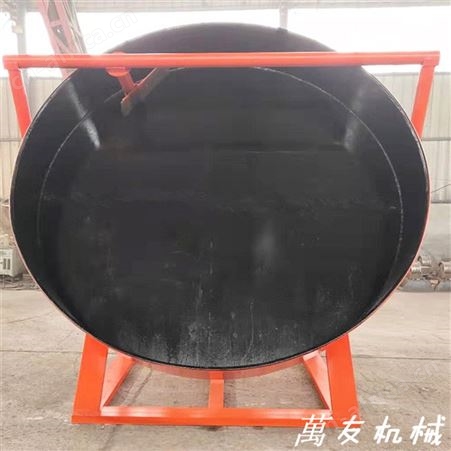 萬友羊粪造粒机有机肥圆盘制粒机小型有机肥厂加工制肥设备厂家