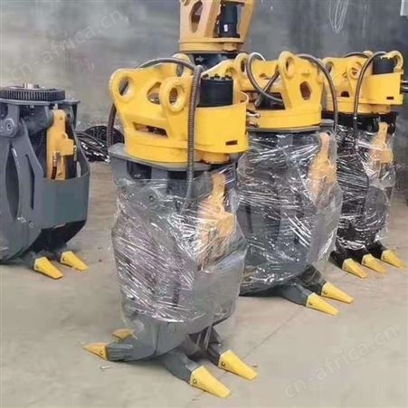 金耀 码头装卸料用机械夹木机 锰钢材质液压旋转抓木器
