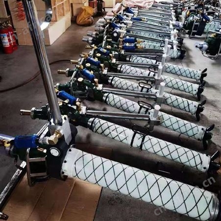 金耀 岩石硬度≤f8的煤巷锚杆支护作业 MQTB-75/2.3型气动帮锚杆钻机
