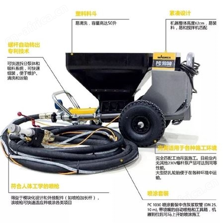 瓦格纳PC1030重型施工喷涂机