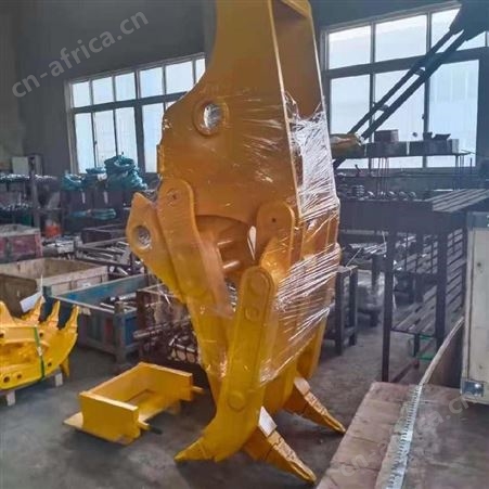 挖掘机属具机械抓木器 2+3五齿抓木器 金耀