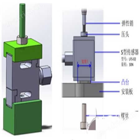 RM-S3-2000KG锐马S型称重传感器