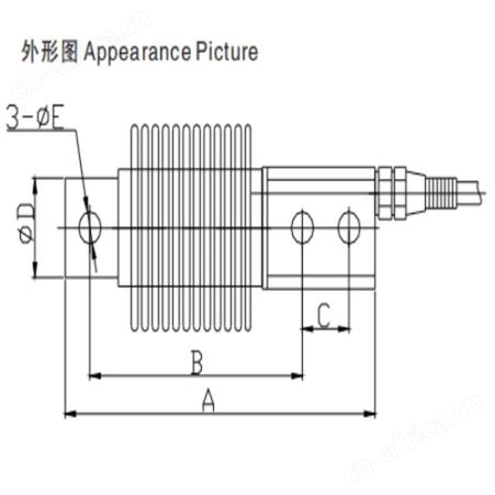 福建莆田锐马上海波纹管称重传感器RM-H1-200KG