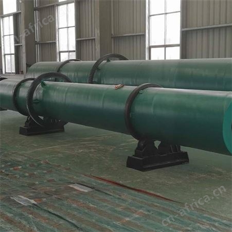 回转式冷却机 有机肥加工设备 肥料生产线颗粒烘干机
