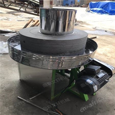 小型家用豆浆石磨机 文轩 芝麻酱加工电动石磨机