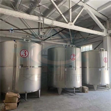 10立方不锈钢食品级发酵罐 消毒液原料液体加热搅拌罐 文轩