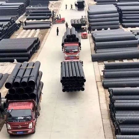 HDPE高密度聚乙烯波纹管 泰美品牌  市政道路排水管道