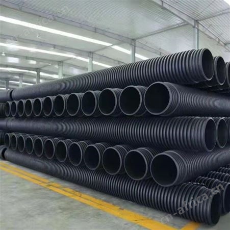 HDPE高密度聚乙烯波纹管 泰美品牌  市政道路排水管道