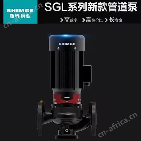 5.5千瓦单级立式管道泵新界SGL40-250AG锅炉热水空调供暖制冷循环泵