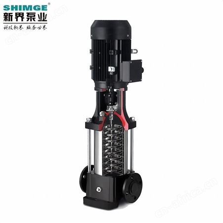 380V多级离心泵新界BLT32-9立式不锈钢18.5kw工业商用供水管道增压泵