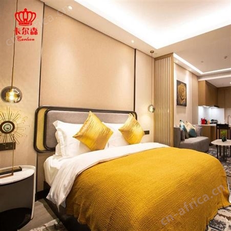 卡尔森酒店家具订制-现代简约实木床酒店家具定制-苏州家具厂批发