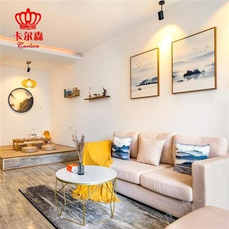 卡尔森苏州家具厂酒店样板房宾馆现代轻奢主卧全套客房床板式套房公寓家具批发订制