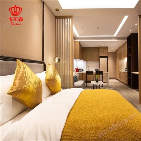 卡尔森酒店家具订制-现代简约实木床酒店家具定制-苏州家具厂批发