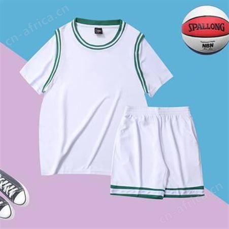 篮球服女套装夏季 定制 假两件运动比赛队服女生短袖t恤 班服 印字号 长春
