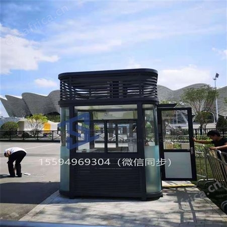 消防防疫岗亭 员工通道岗亭 环保保温岗亭 雕花板氟碳漆岗亭 西安同创岗亭