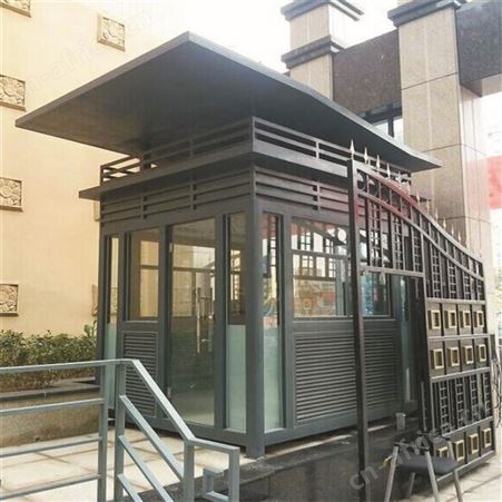 值班亭氟碳喷漆岗亭站台 西安同创交通氟碳喷漆岗亭