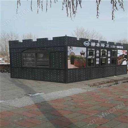 现货岗亭成品活动房 治安西安厂家停车场 可定制小区门卫活动房 值班保安亭 同创岗亭生产厂家