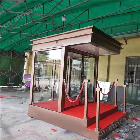 公园防腐木岗亭定制 厂区小区治安亭 路边环卫休息室 欢迎来电 同创岗亭生产厂家