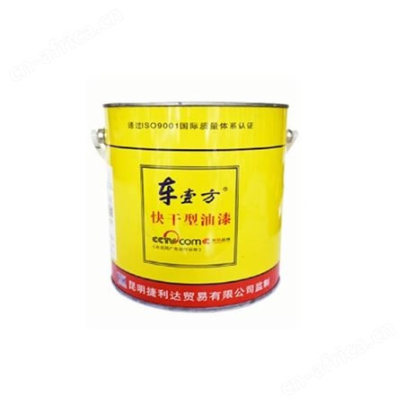 车壹方黄桶快干调和漆3L/1.6kg云南昆明防锈漆金属漆彩钢瓦油漆