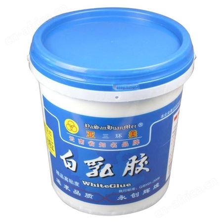 三环牌白乳胶聚乙酸乙烯酯乳液14kg云南昆明桶装高粘接力粘纸木工胶