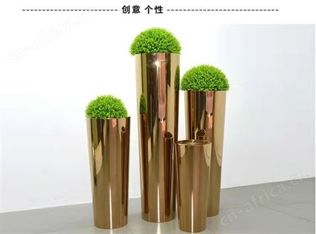 厂家定制款酒店不锈钢花箱 不锈钢花盆厂商