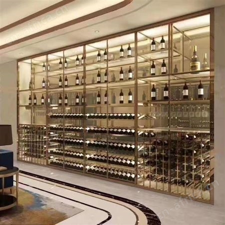 美式葡萄红酒恒温恒湿酒柜 浙江家用普通酒架