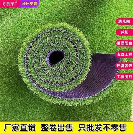 仿真草坪 户外操场假草皮 免填充幼儿园加密仿真草坪 广州厂家批发 戈慕莱