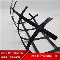 永基牌 公路加筋加固单向土工格栅 抗老化钢塑格栅 应用广泛