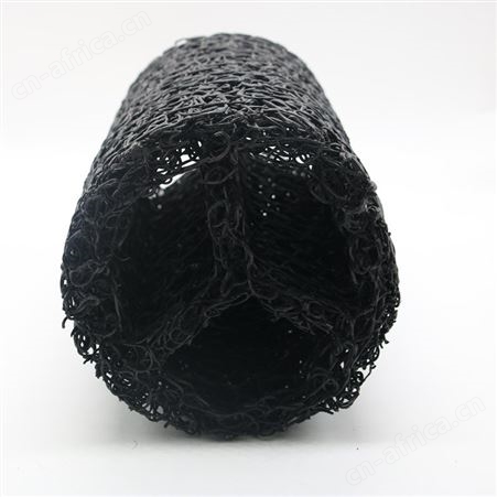 黑色圆形塑料盲沟 永基排水盲管_耐压性高寿命长