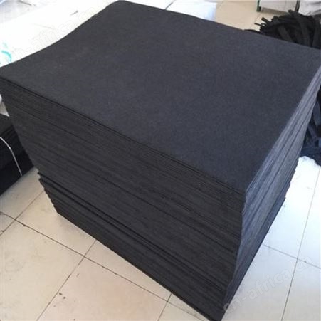 12mm黑色鞋底毛毡 产品性能好防滑吸潮耐磨不分层