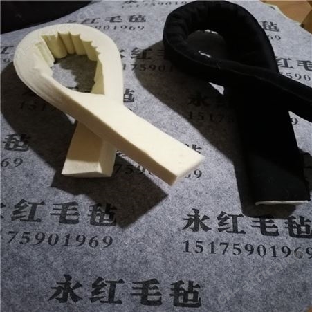 【永红毛毡】蒸汽预缩机专用无缝透气防静电毛毡套毯毛毡带呢毯