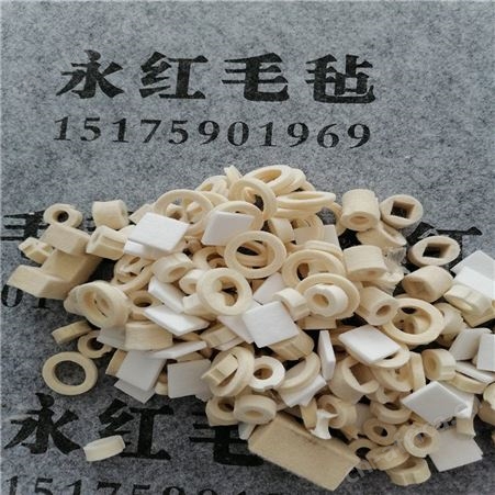 厂家定做缓冲羊毛毡垫 8mm10mm可定制