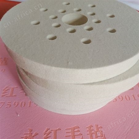大理石材毛毡抛光轮 研磨抛光耗材 抛光羊毛毡永红直销