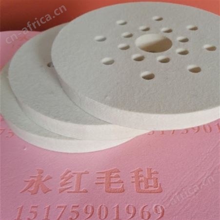 大理石材毛毡抛光轮 研磨抛光耗材 抛光羊毛毡永红直销