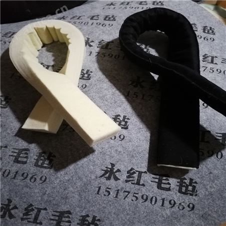 【永红毛毡】蒸汽预缩机专用无缝透气防静电毛毡套毯毛毡带呢毯
