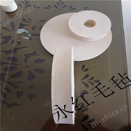 玻璃表面划痕修复用毛毡抛光片 角磨机抛光盘 永红毛毡