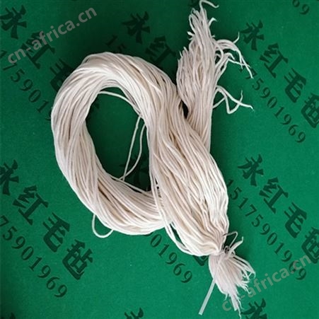 永红直销生产机械过滤油用毛毡绳 5mm8mm可定做